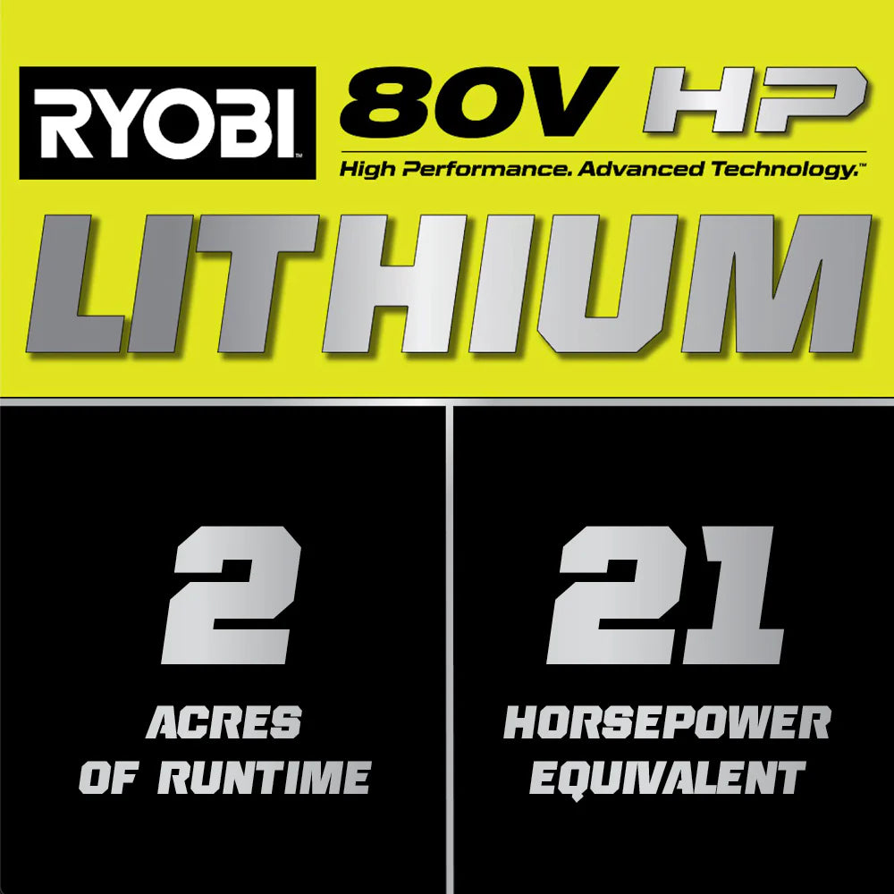 Brushless 80V Hp 46-Inch Cordless Lawn Tractor Battery Powered