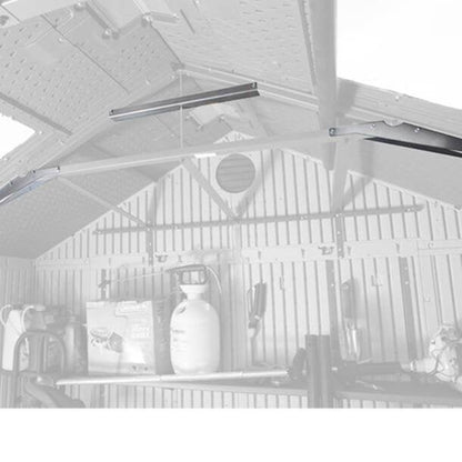 D Plastic Storage Shed 8 ft. W x 20 ft