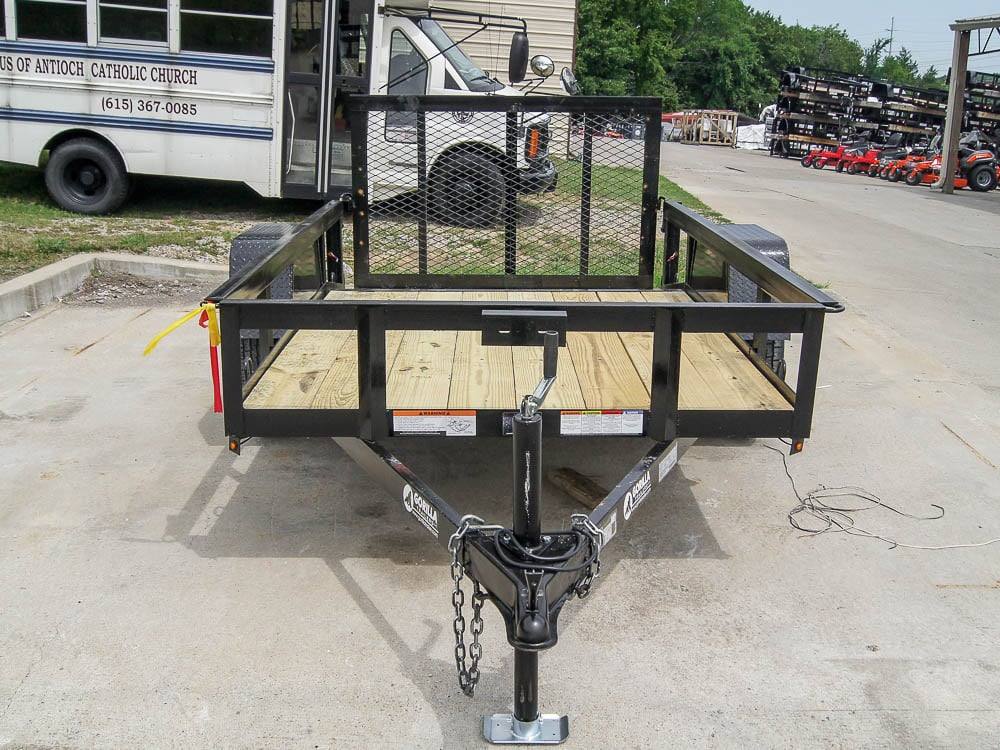 5×8 Powder Coated Dovetail Utility Trailer Single 3,500lb Axle
