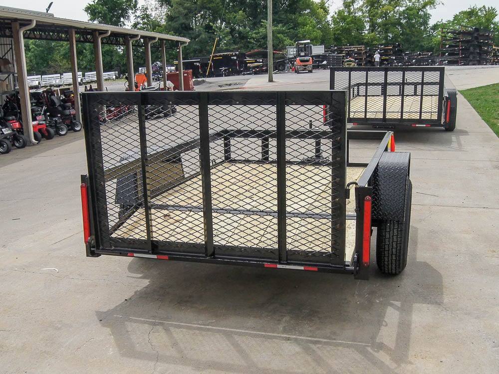 5×8 Powder Coated Dovetail Utility Trailer Single 3,500lb Axle