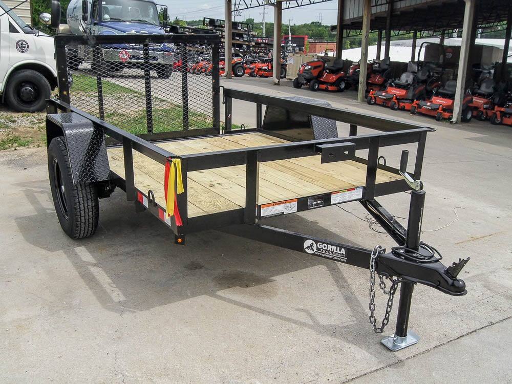 5×8 Powder Coated Dovetail Utility Trailer Single 3,500lb Axle