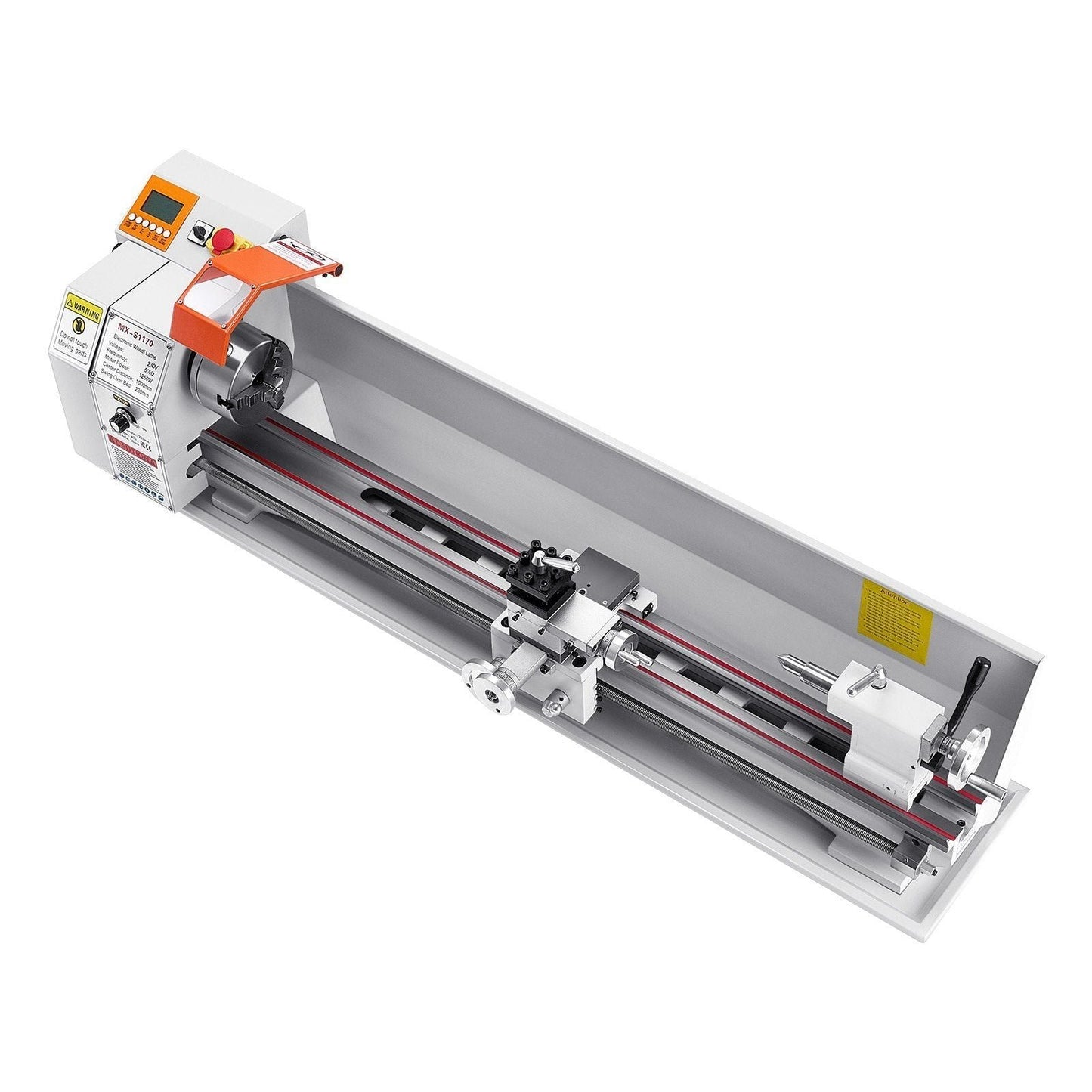 Metal Lathe Machine 8.7 x 39 in Precision Bench Power Metal Lathe Automatic Feed