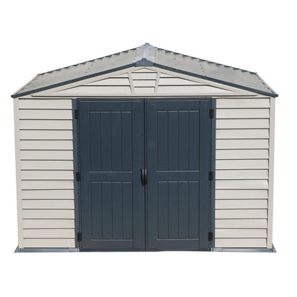 DuraMax StoreMax Plus 10.5×8 Ft with Molded Floor Vinyl Storage Shed