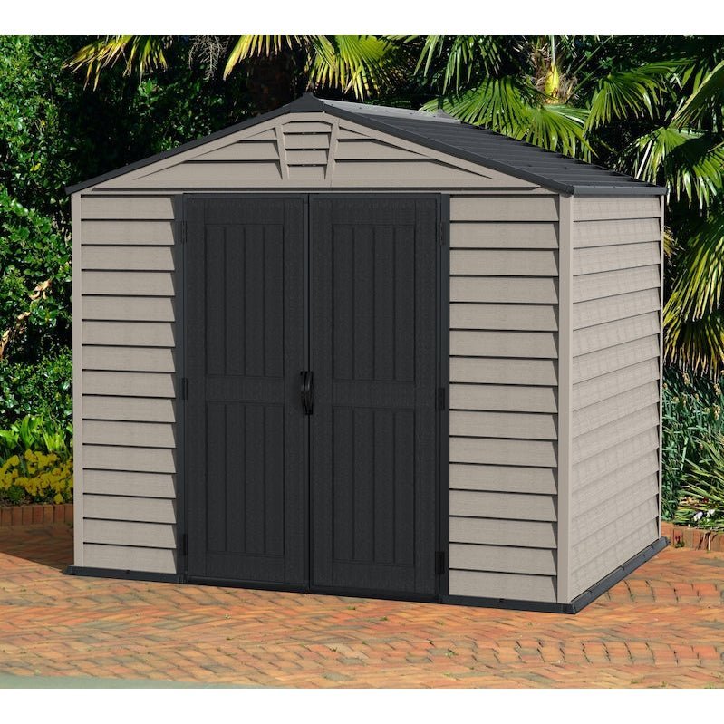 DuraMax StoreMax Plus 10.5×8 Ft with Molded Floor Vinyl Storage Shed