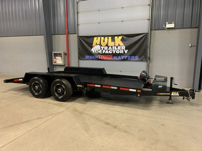 14,000# GVWR Hydraulic Drop Deck Equipment Float Trailer