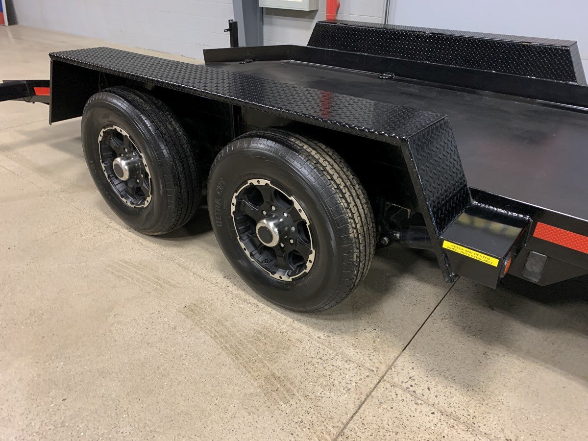 14,000# GVWR Hydraulic Drop Deck Equipment Float Trailer