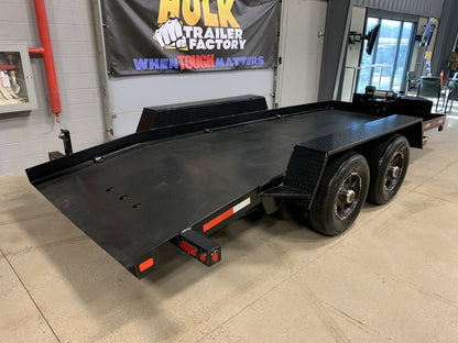 14,000# GVWR Hydraulic Drop Deck Equipment Float Trailer