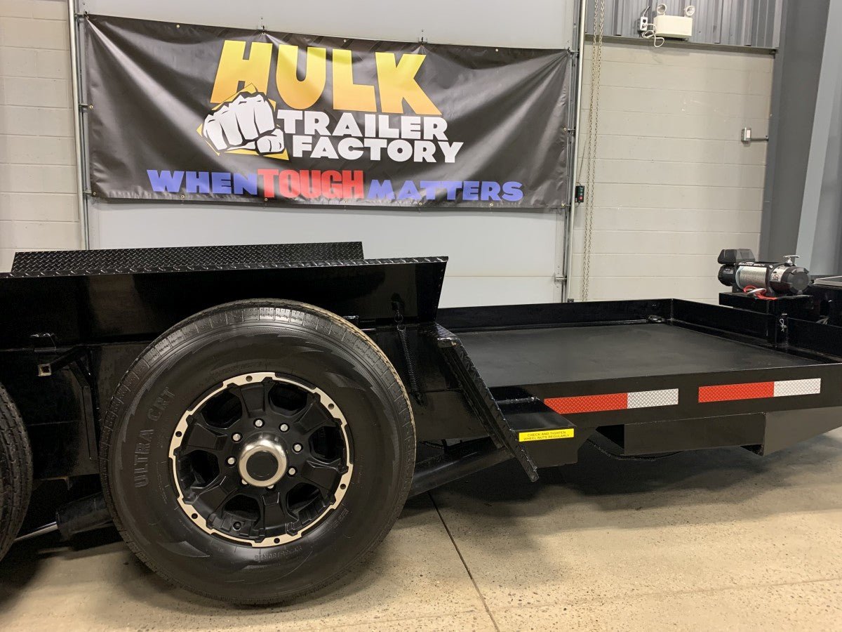 14,000# GVWR Hydraulic Drop Deck Equipment Float Trailer
