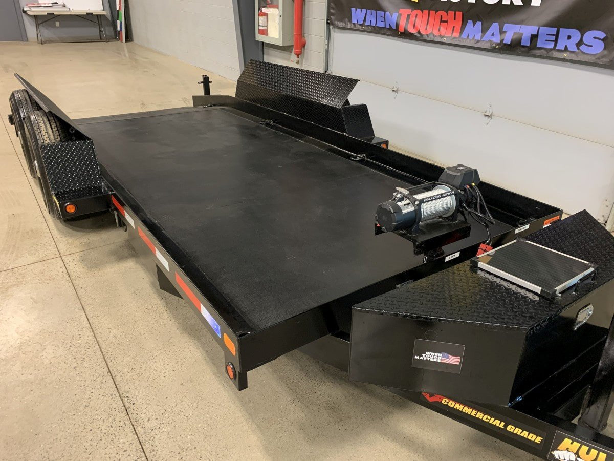 14,000# GVWR Hydraulic Drop Deck Equipment Float Trailer