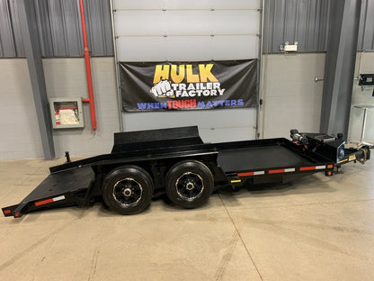 14,000# GVWR Hydraulic Drop Deck Equipment Float Trailer