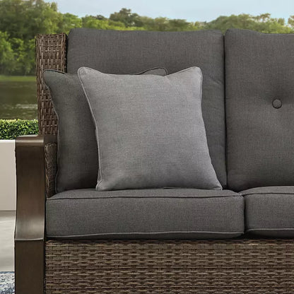 Newcastle 6-Piece Patio Deep Seating Set with Fire Pit – Smoke –  Member’s Mark