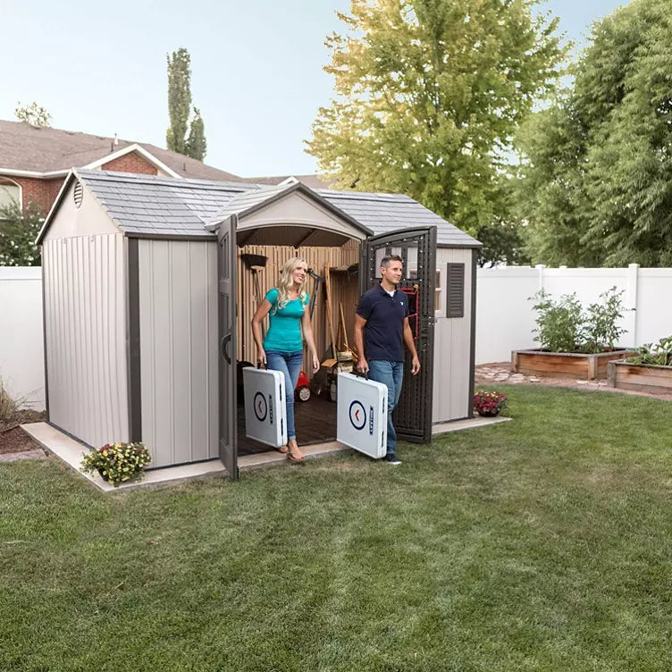 Lifetime 12.5 Ft. x 8 Ft. Outdoor Storage Shed