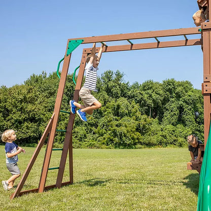 Backyard Discovery Skyfort II Cedar Swing Set/PlaySet