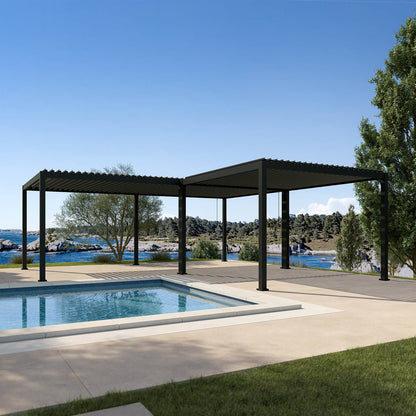 MIRADOR INFINITE 24’x24′ (L) SHAPE PERGOLA