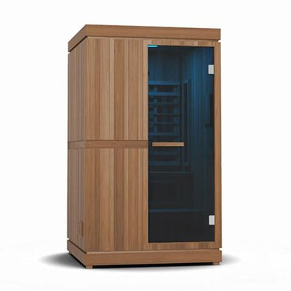 Finnmark FD-4 Trinity 2-Person Infrared & Steam Sauna with Red Light and Traditional Heat