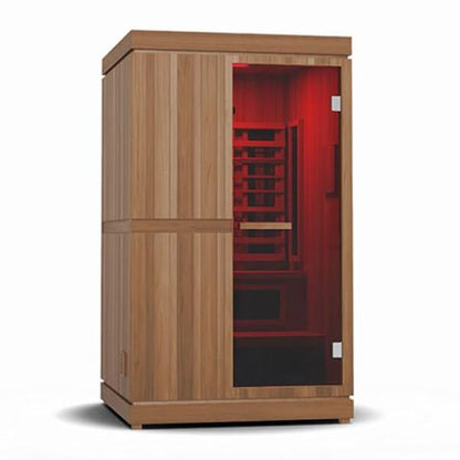 Finnmark FD-4 Trinity 2-Person Infrared & Steam Sauna with Red Light and Traditional Heat