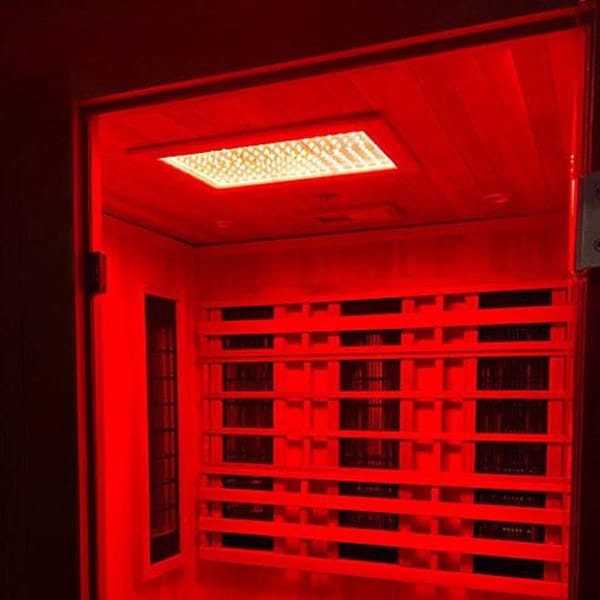 Finnmark FD-4 Trinity 2-Person Infrared & Steam Sauna with Red Light and Traditional Heat