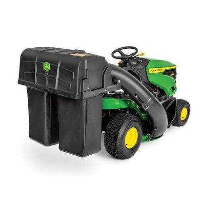 John Deere 42-inch Twin Bagger for 100 Series Tractors – Fast, Easy Attachment