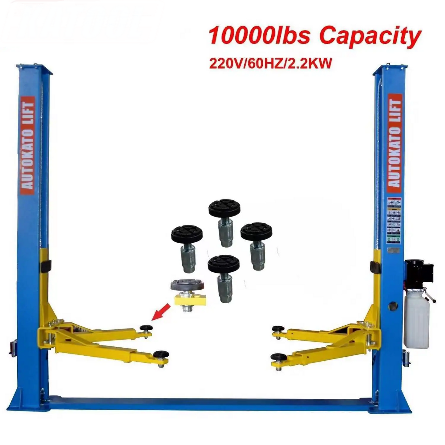 Vehicle Lift | Two Post | 10,000 lbs | Katool H105