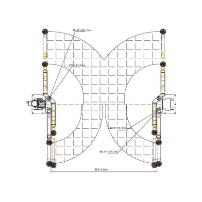Vehicle Lift | Two Post | 11,000 lbs | Katool AS110D