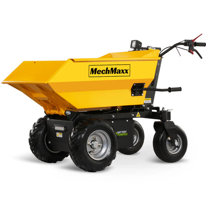 MechMaxx 1100 lb Electric Mini Dumper, 48V 1000W Brushless Motor – Model E50