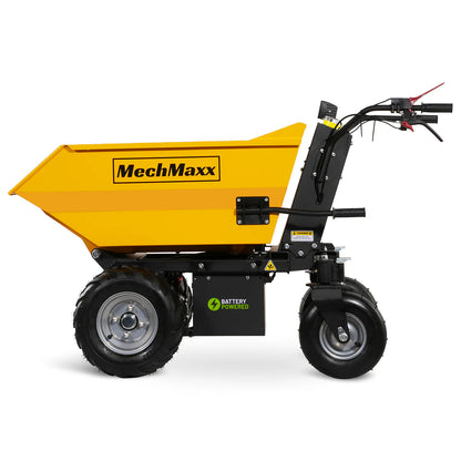 MechMaxx 1100 lb Electric Mini Dumper, 48V 1000W Brushless Motor – Model E50