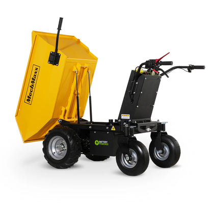 MechMaxx 1100 lb Electric Mini Dumper, 48V 1000W Brushless Motor – Model E50