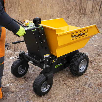 MechMaxx 1100 lb Electric Mini Dumper, 48V 1000W Brushless Motor – Model E50