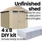 Majestic 8 ft. x 12 ft. Wood Storage Shed