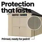 Majestic 8 ft. x 12 ft. Wood Storage Shed