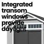 Majestic 8 ft. x 12 ft. Wood Storage Shed