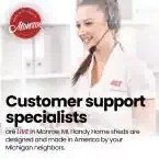 Majestic 8 ft. x 12 ft. Wood Storage Shed