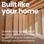 Majestic 8 ft. x 12 ft. Wood Storage Shed