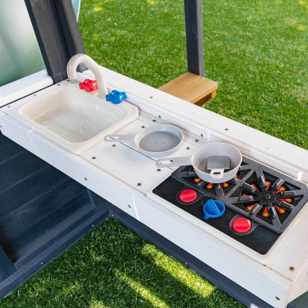 Kids Kidkraft Cozy Escape Playhouse In Navy Installation Included