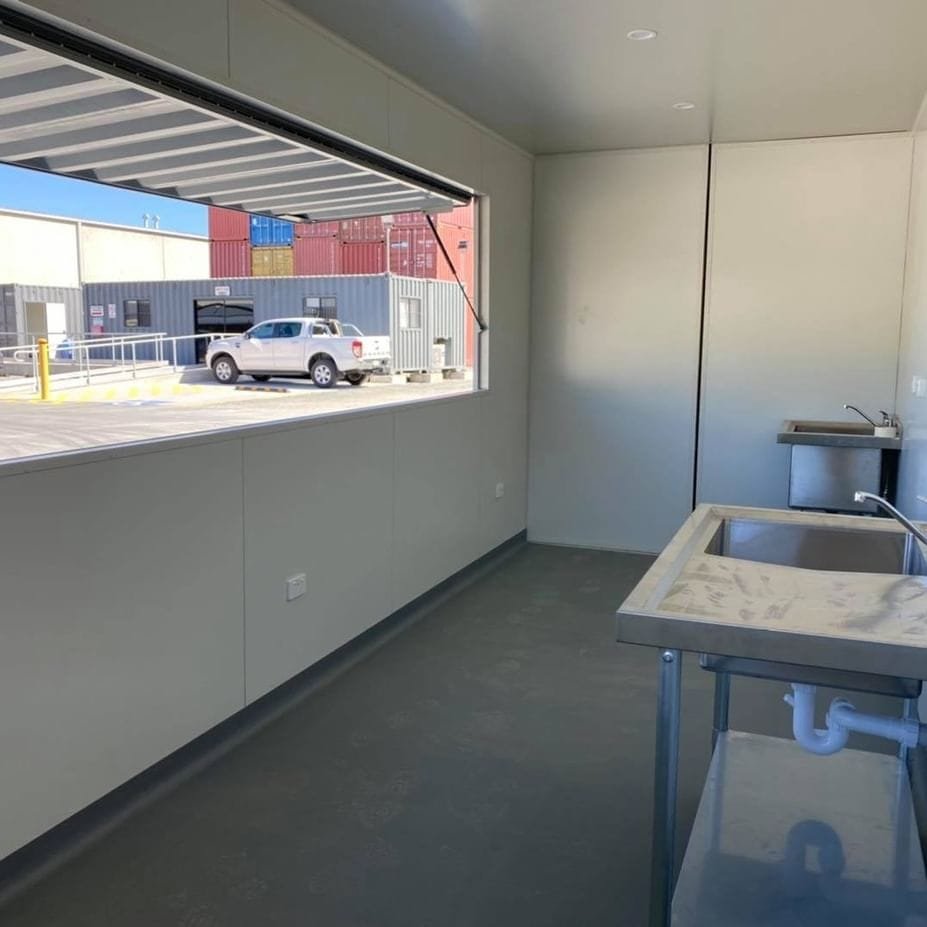 20FT standard kiosk/cafe containers