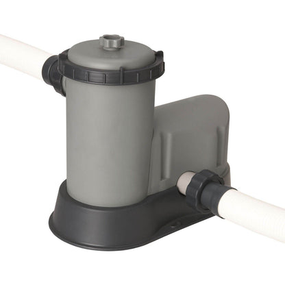 Bestway Power Steel 18′ x 9′ x 48″ Oval Above Ground Outdoor Swimming Pool Set