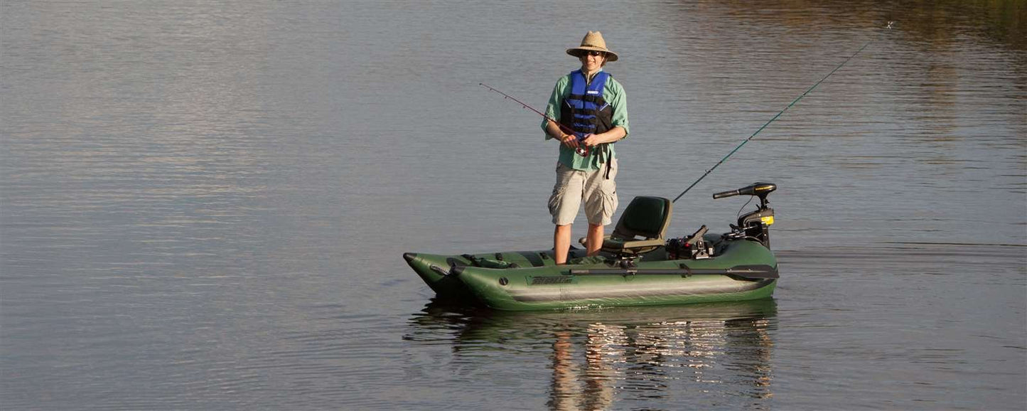 Sea Eagle 285 Frameless Pontoon Boat Inflatable Fishing Boat