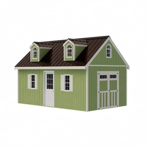 Best barns Hampton 12×16 Wood Storage Shed Kit  Installation Included