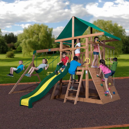Backyard Discovery Mount McKinley All Cedar Wood Swing Set