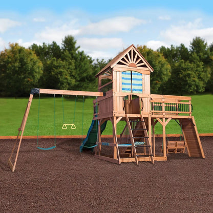 Backyard Discovery Caribbean Cedar Swing Set
