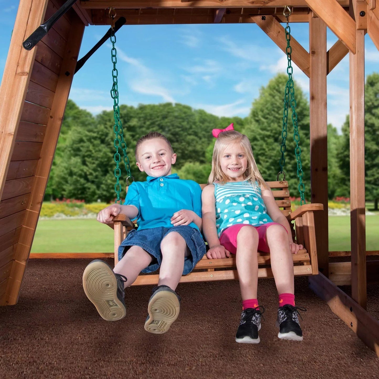 Backyard Discovery Caribbean Cedar Swing Set