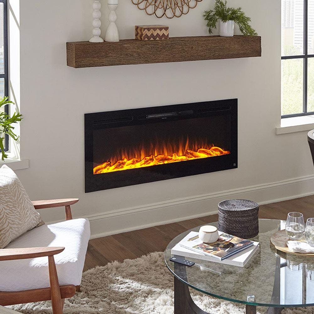 The Sideline 50 Inch Recessed Smart Electric Fireplace 80004